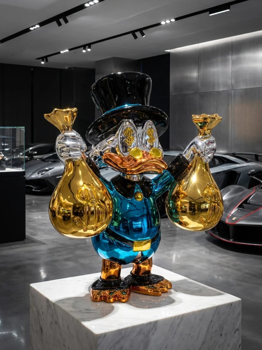 Billionaire Duck™ — Gold Money Bags Edition