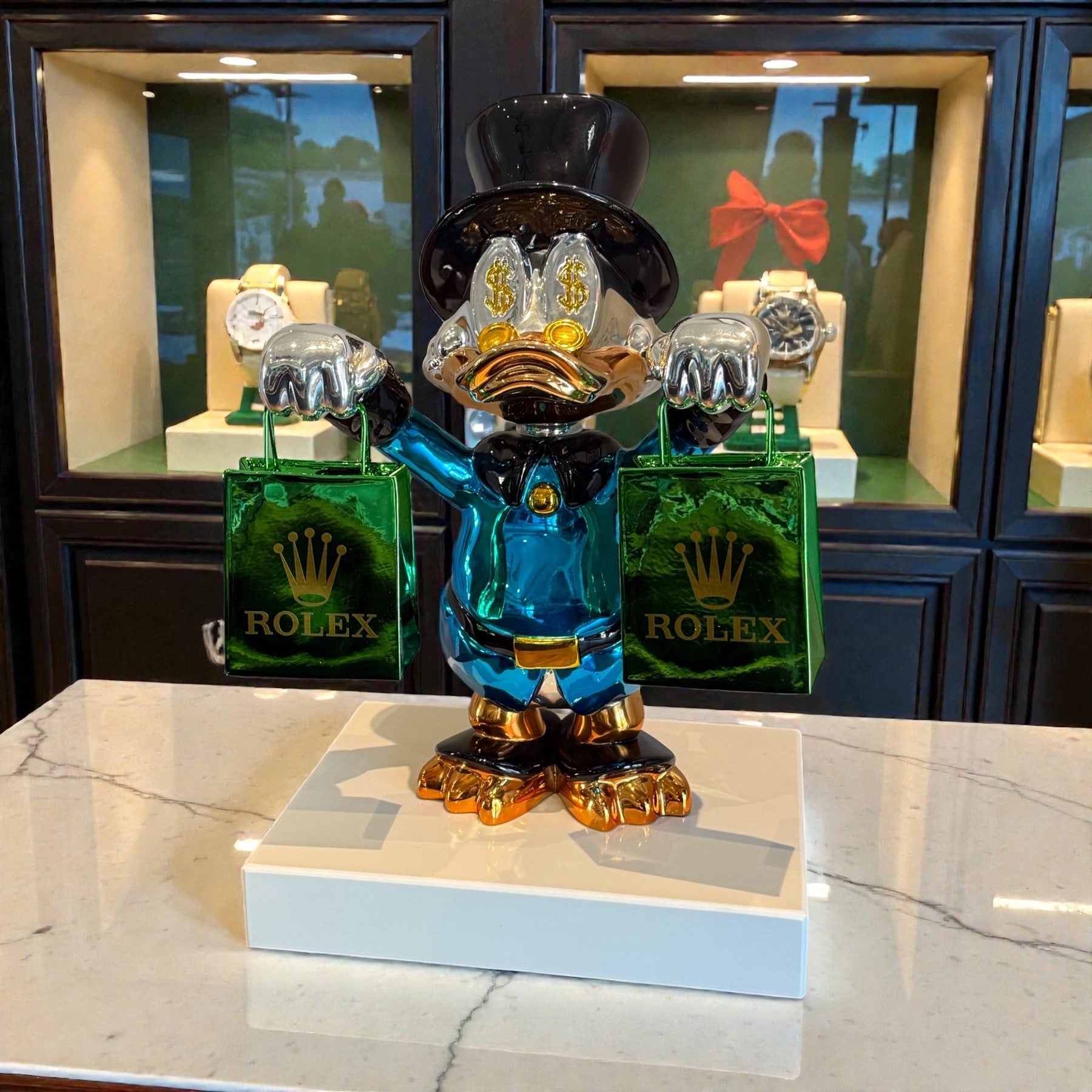 Blue Edition 'Shopaholic' Duck