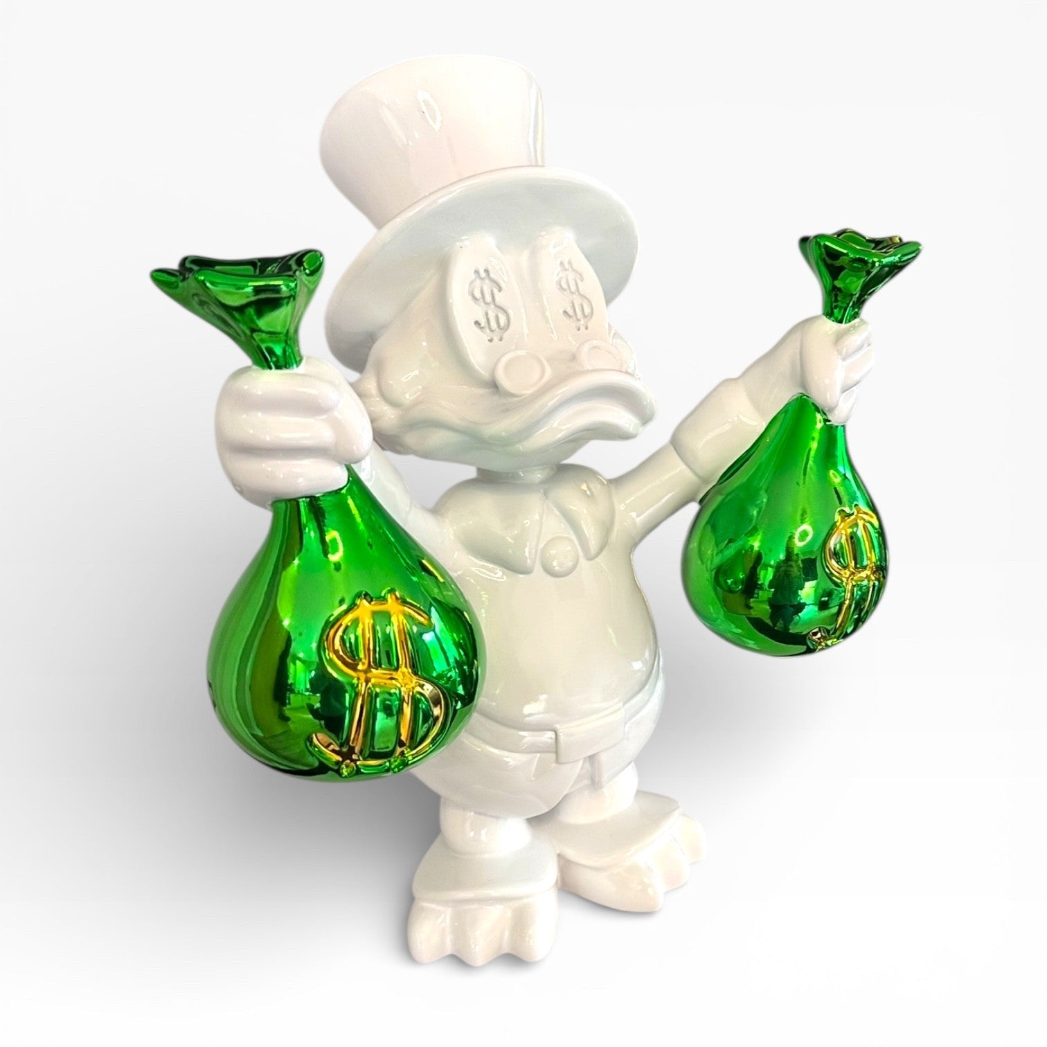 Money Bags Duck (white / green)